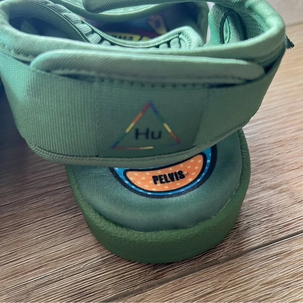 Adidas Size 5 Pharrell x Adilette 2.0 Sandal Hu Human Race Green